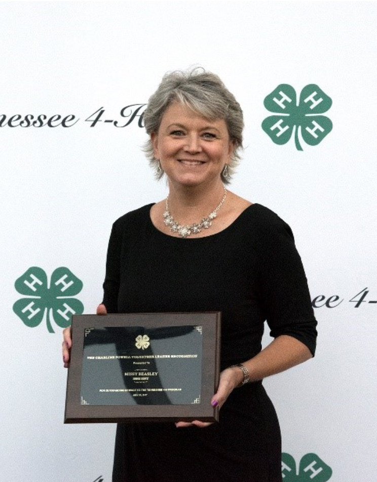 State Winner Named in 4-H Volunteer Leader Recognition Program - Missy Beasley from Sumner County
