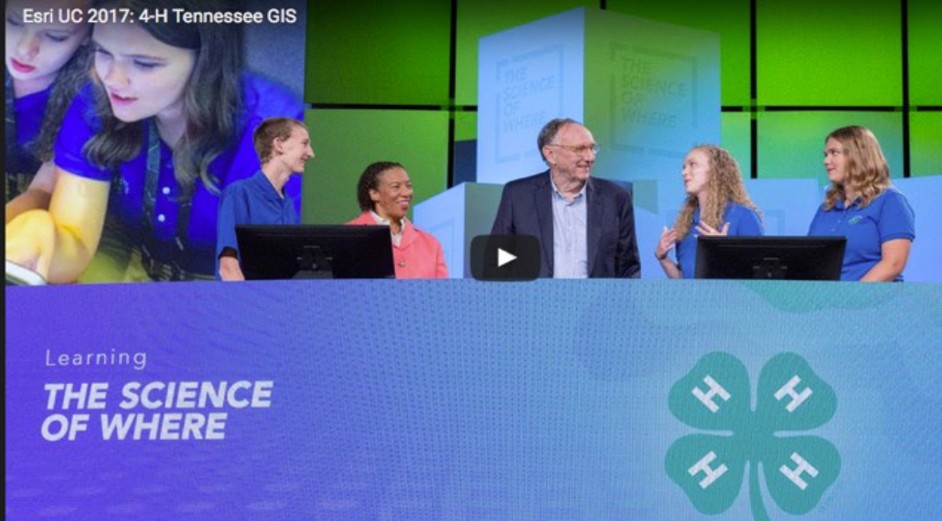 4-H Members Present Health Project at ESRI International GIS Conference - Learning The Science of Where
