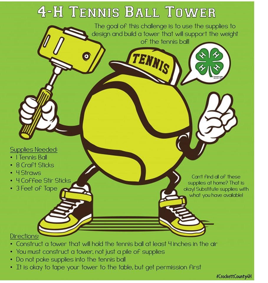 4-H Tennis Ball Tower