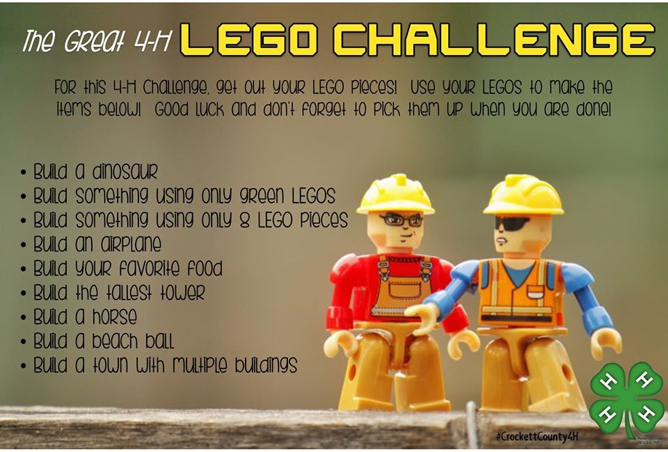 The Great 4-H LEGO CHALLENGE