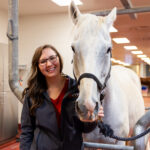 Selina with a horse