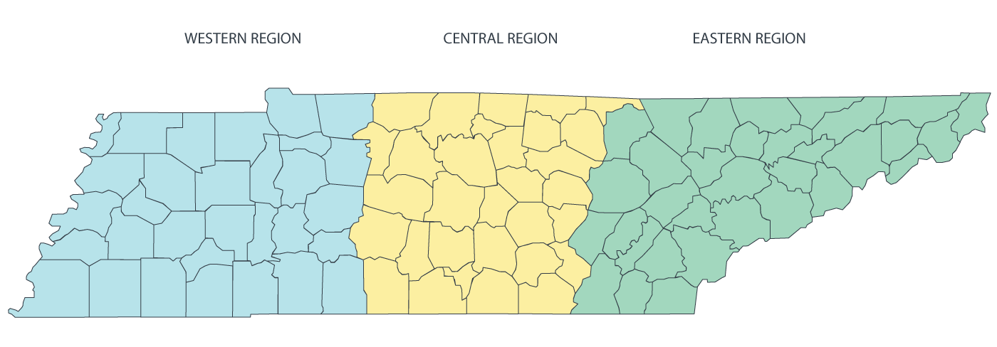 Extension Office’s Regional Map