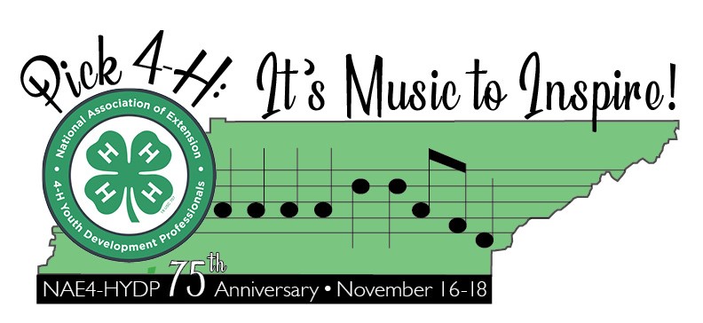 Pick 4-H: it's Music to Inspire Logo