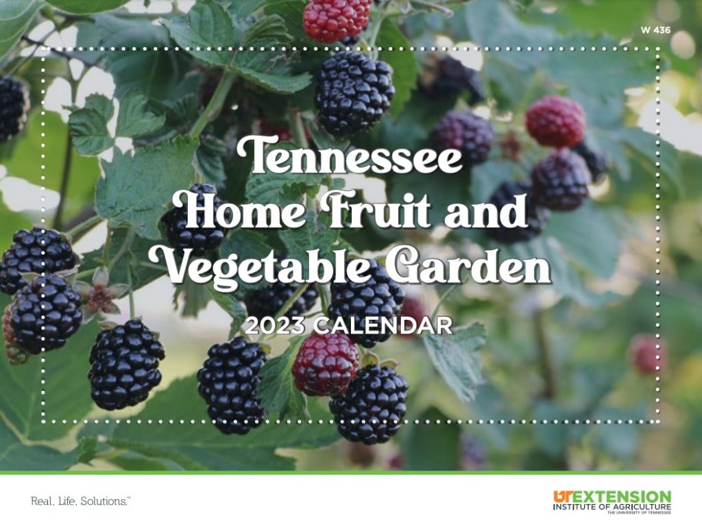 2023 Tennessee Home Fruit and Vegetable Garden Calendar cover