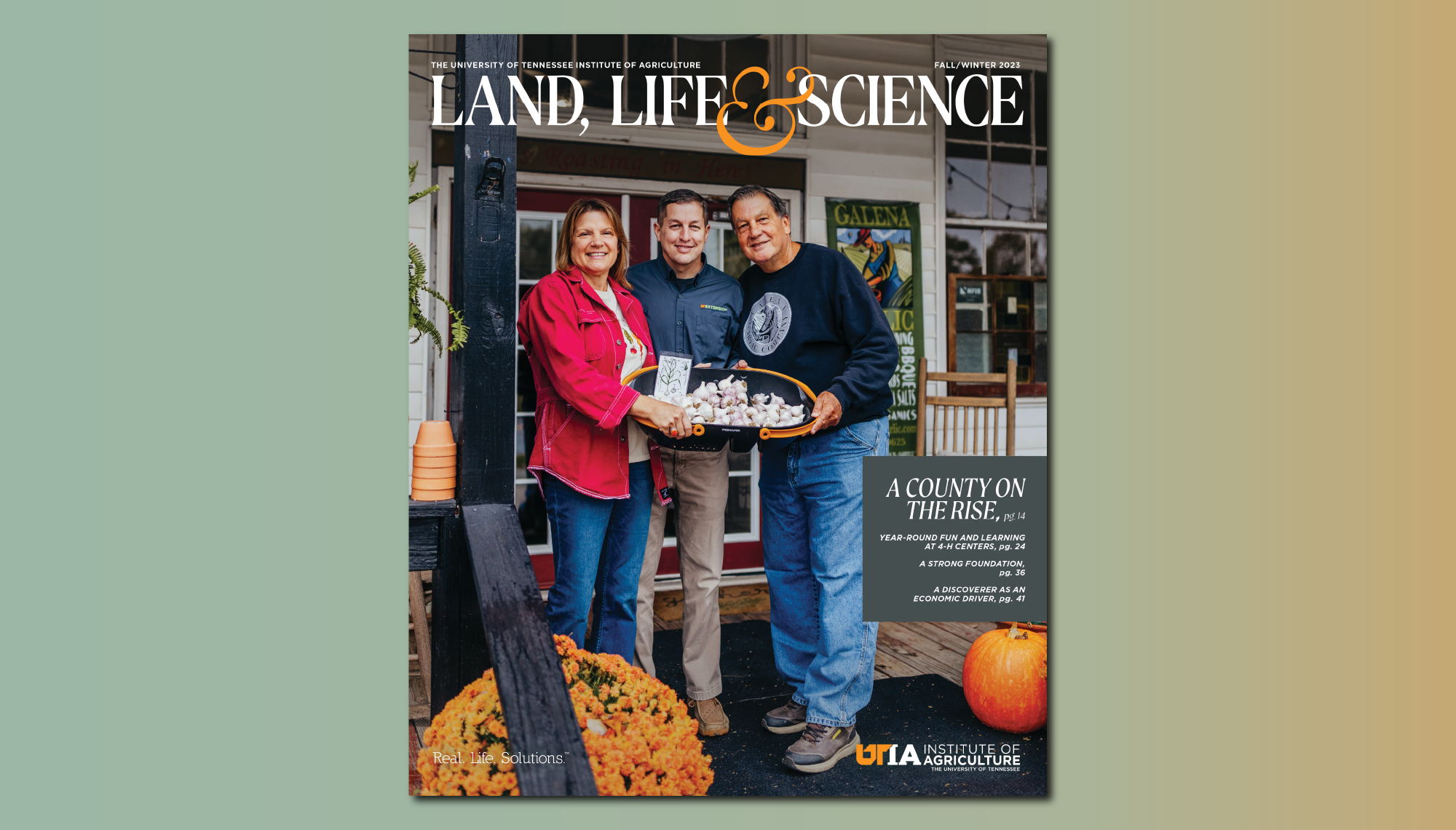 Land, Life & Science magazine cover for the fall/winter 2023 issue