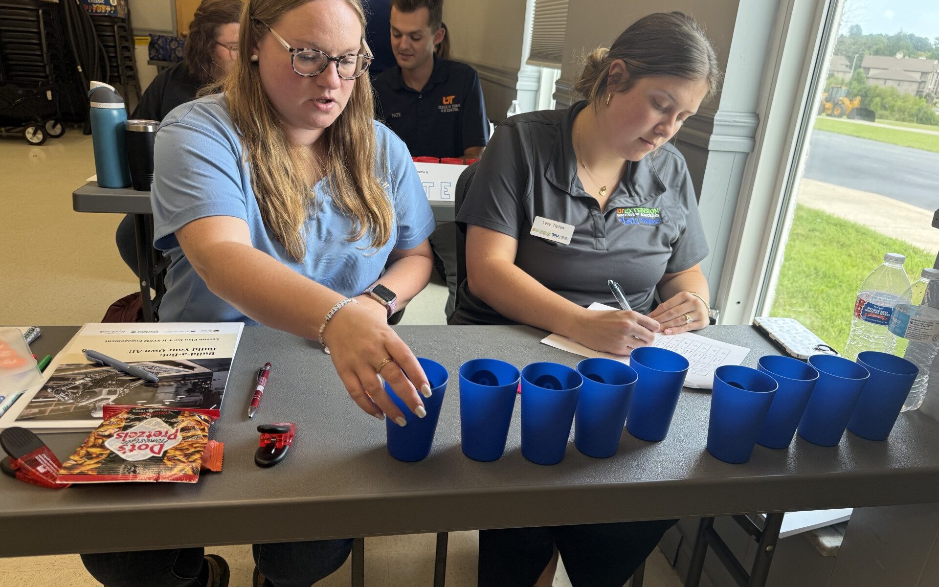 Teachers and 4-H agents attend a training